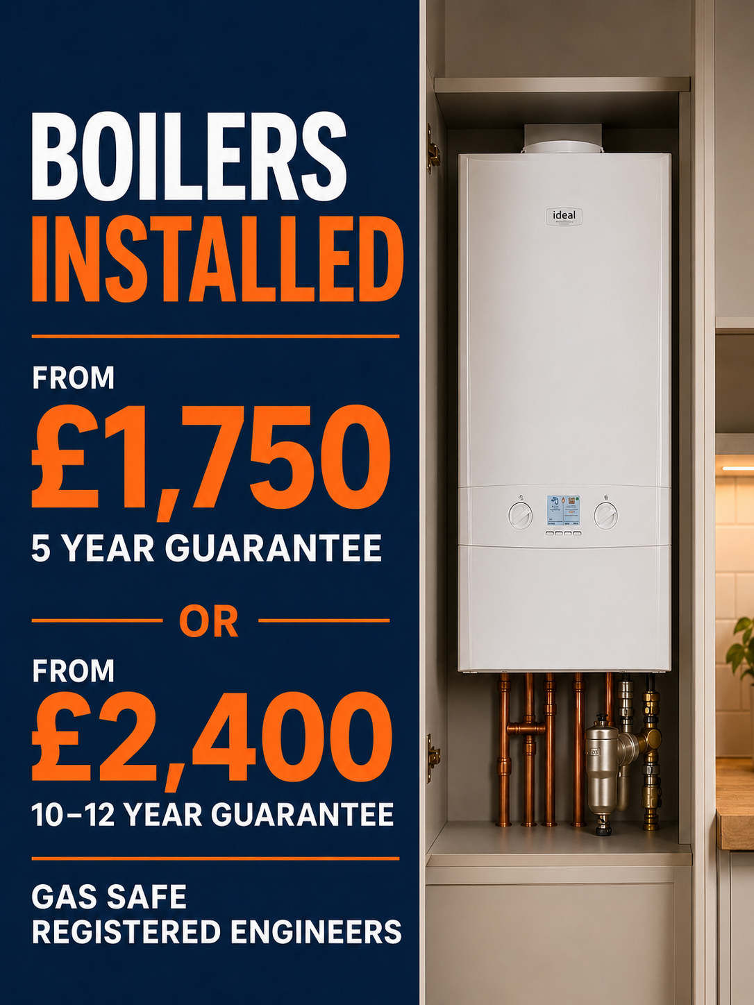 Ideal boiler installation offers